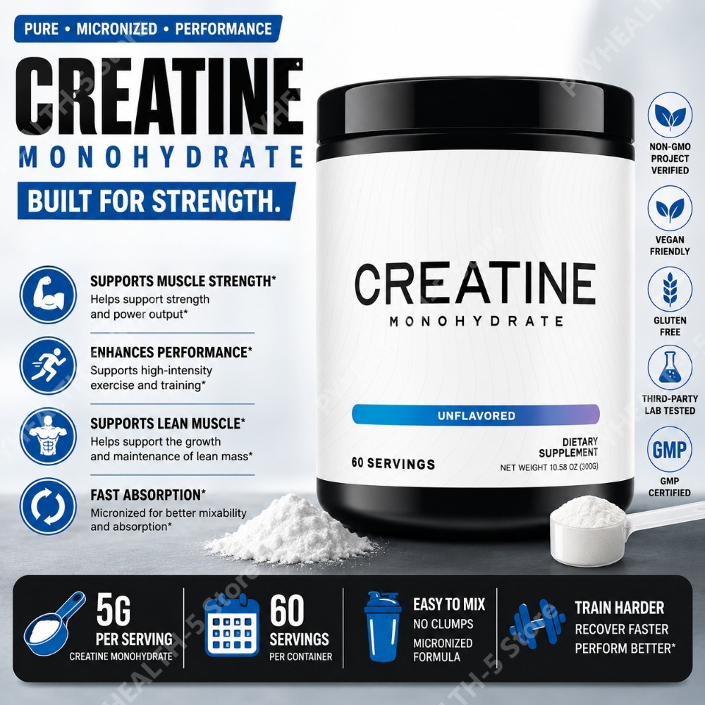 Nutrition Fitness - Creatine Monohydrate Powder 5000mg 60 Servings