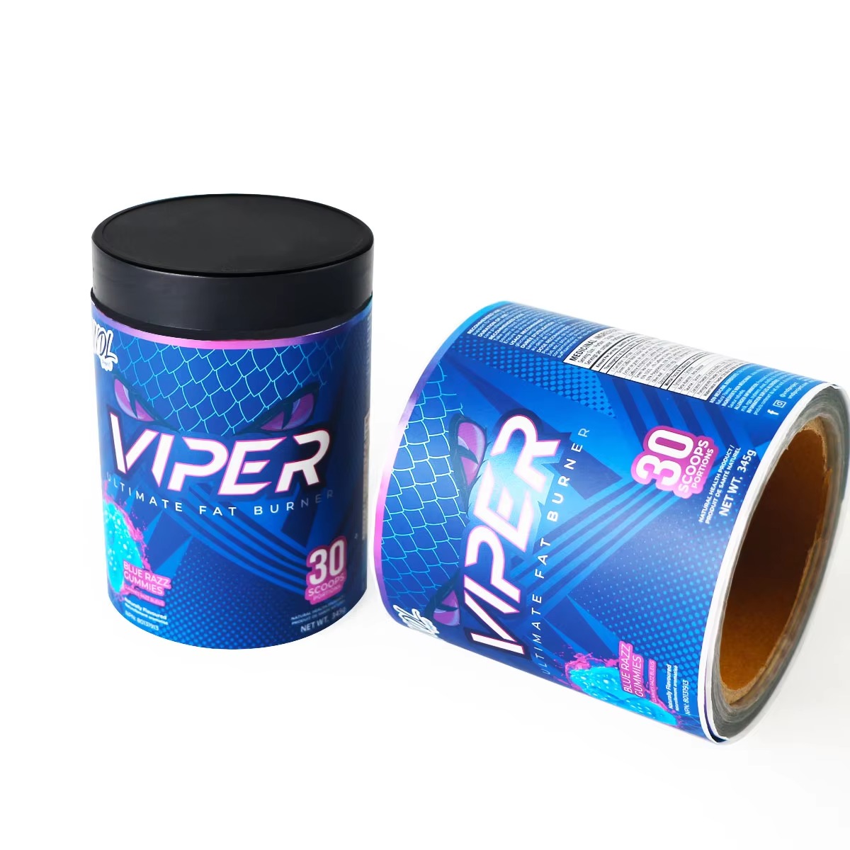 Nutrition Gym - Custom Nutrition Bottle Sticker Labels |
