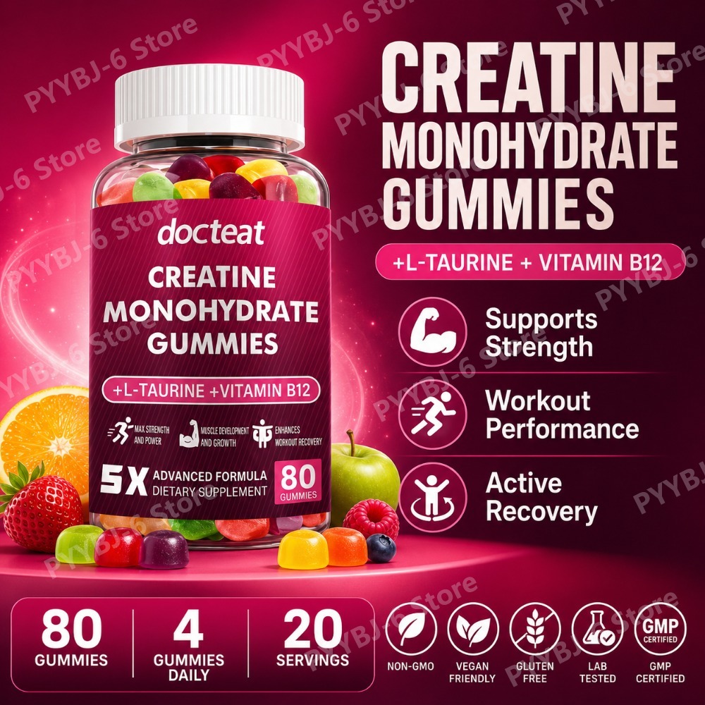 Nutrition Fitness - Creatine Monohydrate Gummies 80 Count with