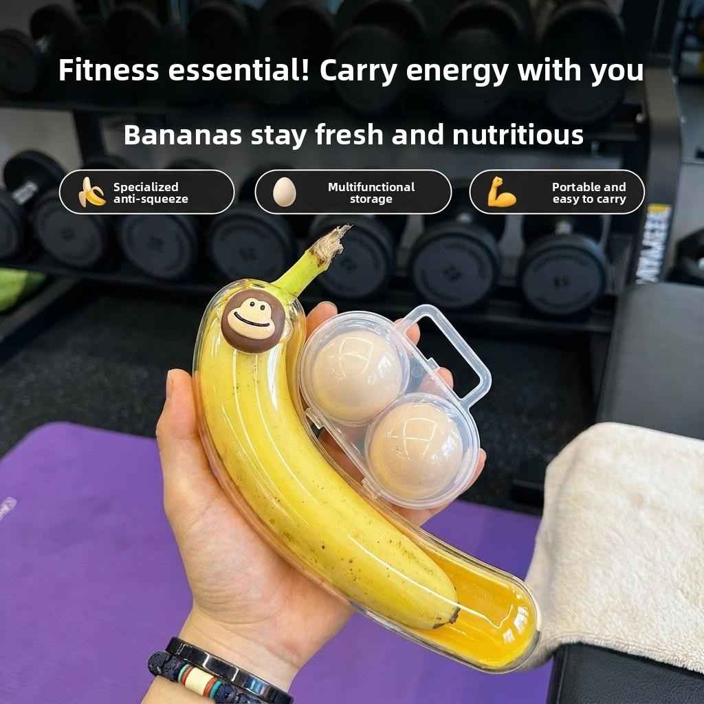 Nutrition Fitness - Portable Fitness Banana Storage Box Oxidation