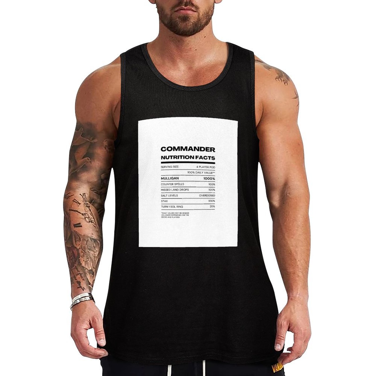 Nutrition Gym - MTG Commander Nutrition Tank Top Athletic