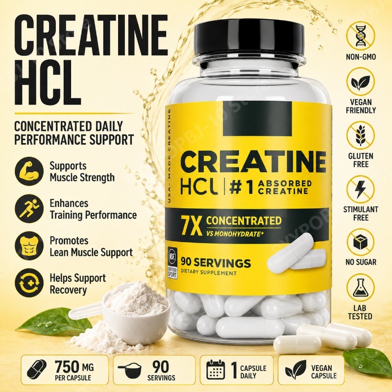 Creatine HCl 750mg 90 Capsules - огляд і ціна Nutrition Fitness