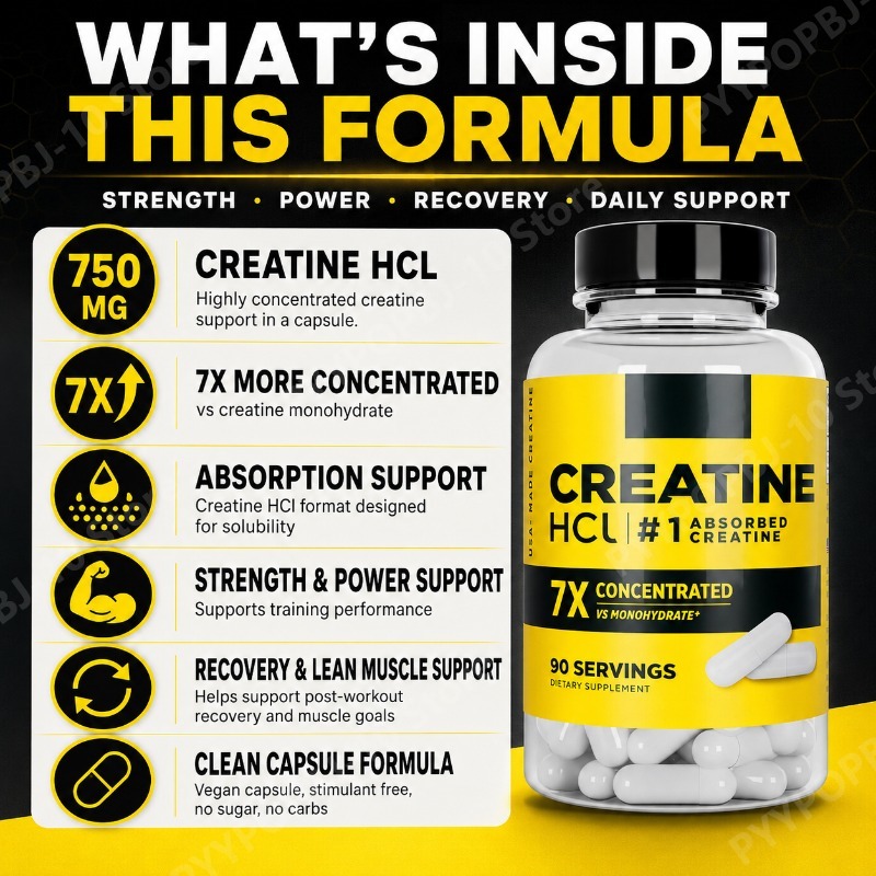 Creatine HCl 750mg 90 Capsules - огляд і ціна Nutrition Fitness