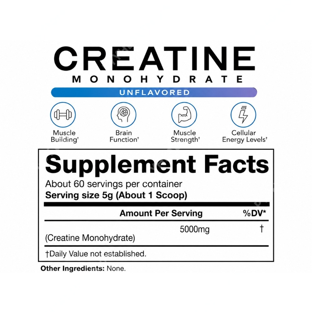Creatine Monohydrate Powder 50 - огляд і ціна Nutrition Fitness