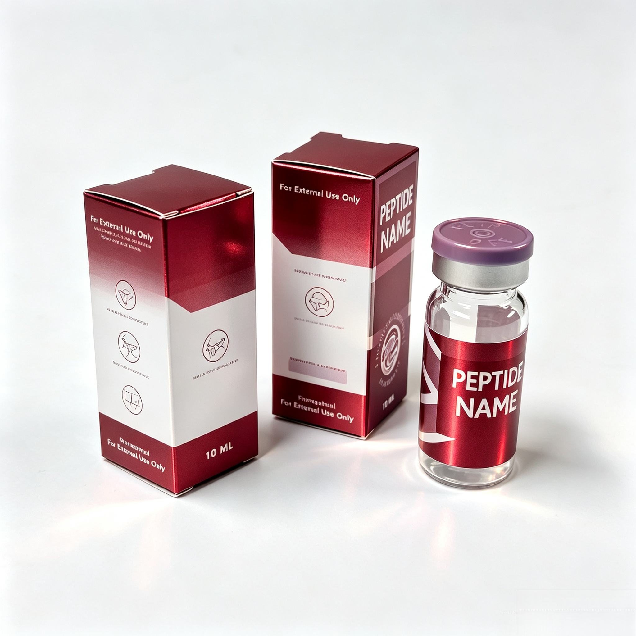Custom Peptide Vial Waterproof - огляд і ціна Nutrition Fitness