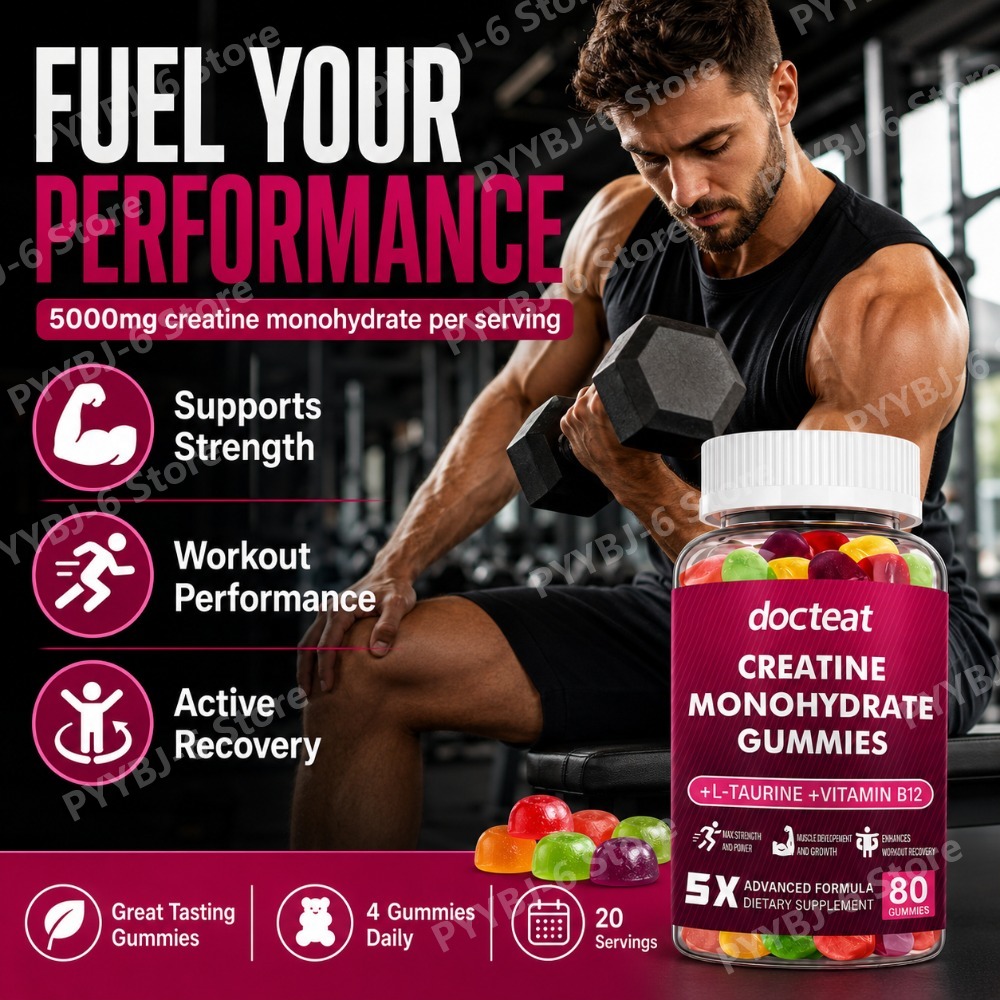 Creatine Monohydrate Gummies 8 - огляд і ціна Nutrition Fitness