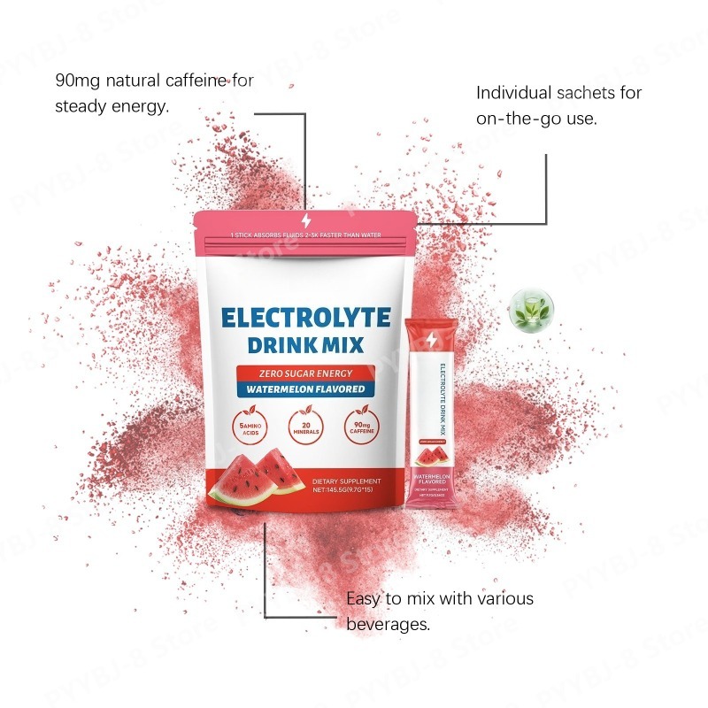 Watermelon Flavor Electrolyte  - огляд і ціна Electrolyte Powder Pack