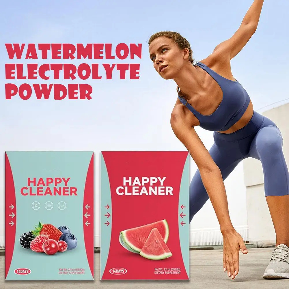 Happy Cleaner Strawberry Water - огляд і ціна Electrolyte Powder Pack