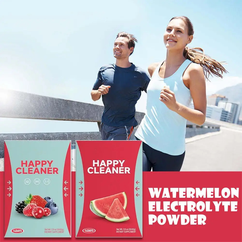 Happy Cleaner Strawberry Water - огляд і ціна Electrolyte Powder Pack